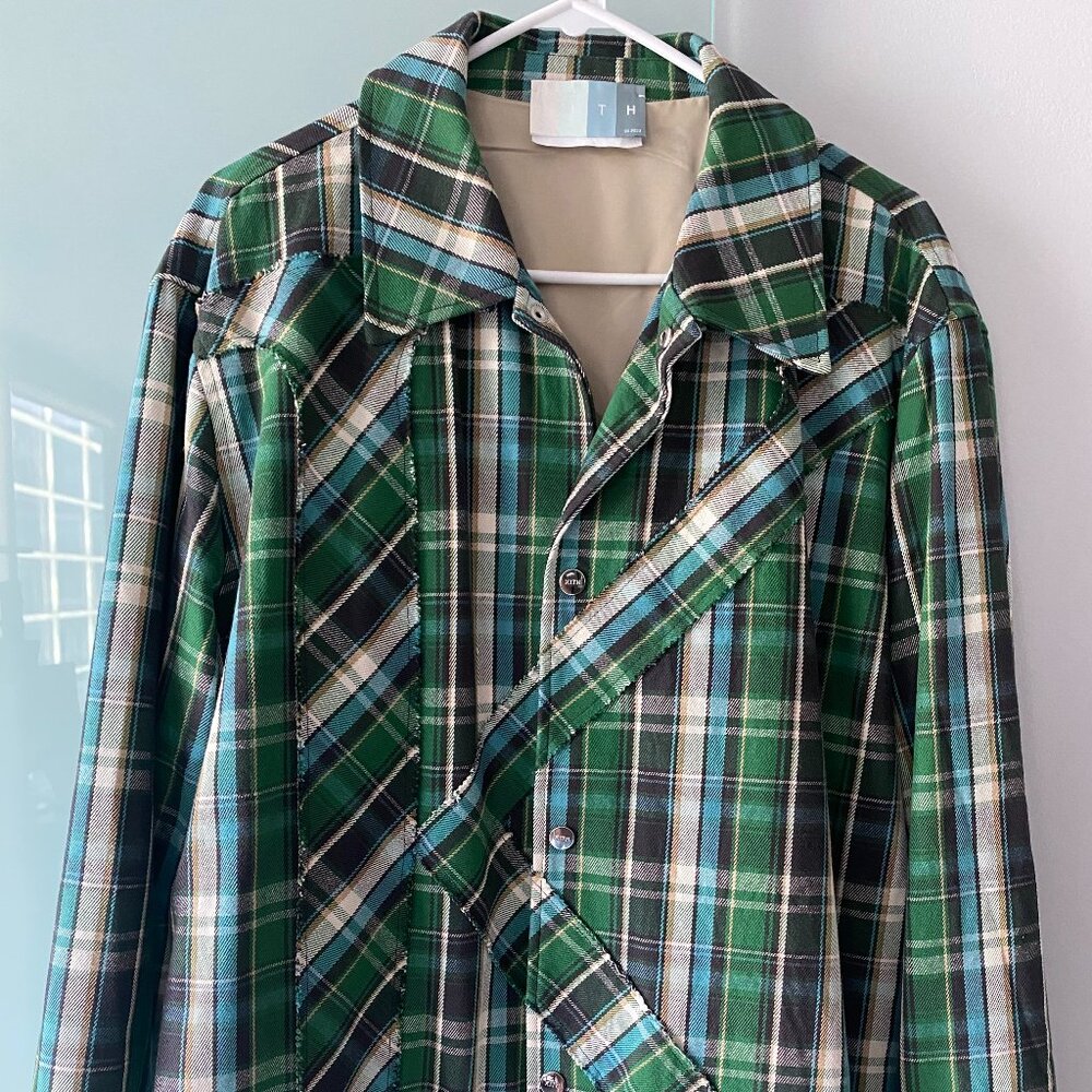 Kith Plaid Initial K Jacket (Large) - Gently Used